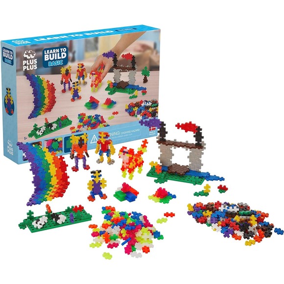 PLUS PLUS - Learn to Build Basic Color Mix, 400 Piece - Construction Building - Picture 1 of 4